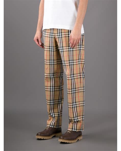 burberry linen slacks|Burberry pants for men.